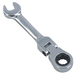 8mm Stubby Flexi Ratchet Combination Spanner Metric Wrench 72 Teeth SPN13