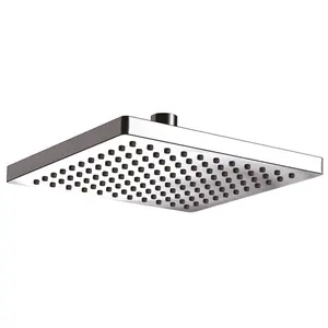 Newark Square Chrome ABS Plastic Shower Head (W)200mm