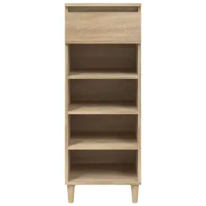 Shoe Cabinet Sonoma Oak 40x36x105 cm Engineered Wood