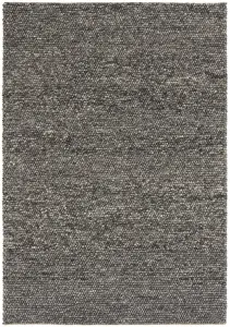 GoodHome Budwig Dark grey Striped Medium Rug, (L)170cm x (W)120cm