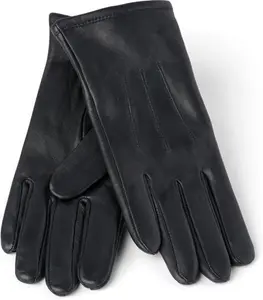 House Of Bruar Ladies Full Leather Gloves - Black