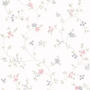 Galerie Maison Charme Green Petit Floral Motif Wallpaper Roll