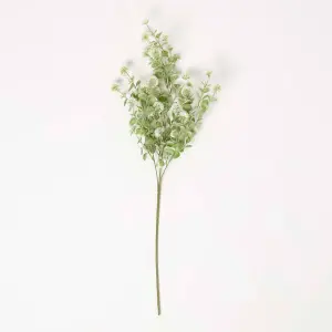 Homescapes Artificial Branch with Small White Flowers, 66 cm