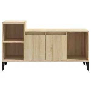 Berkfield TV Cabinet Sonoma Oak 100x35x55 cm Engineered Wood