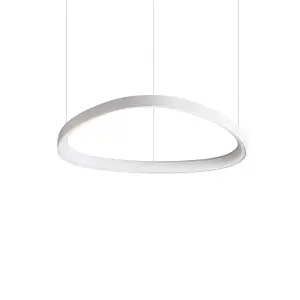 Ideal Lux Gemini 61cm DALI Integrated LED Pendant Ceiling Light White 6600Lm 3000K