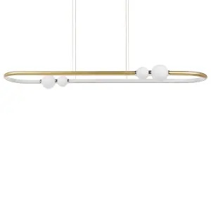 Metal LED Pendant Lamp Gold FEALE