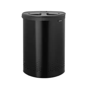 Brabantia 55 Litre Selector Laundry Bin Matt Black