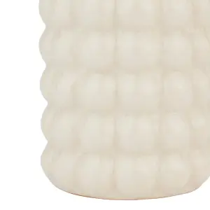 Seville Collection Bubble Vase - Ceramic - L12 x W12 x H32 cm - Cream