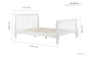 Birlea Belford Small Double Bed Frame In White