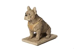 Life-Size French Bulldog Statue