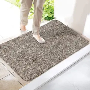 Magic Door Mat Entrance - 46 x 70cm Outdoor or Indoor Anti Slip Mats - Removes Dirt Mud Snow and Absorbs Water