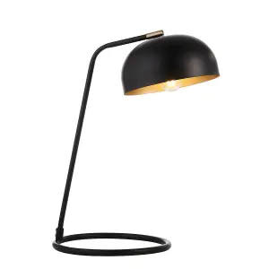 Luminosa Brair New Task Table Lamp Matt Black