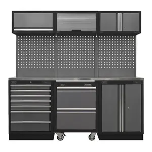 Sealey Superline Pro 2.04m Storage System Stainless Steel Worktop APMSSTACK12SS