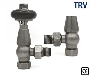 York Thermostatic Radiator Valves - Pewter