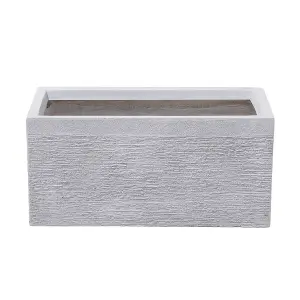 Plant Pot 50 x 23 x 24 cm White MYRA