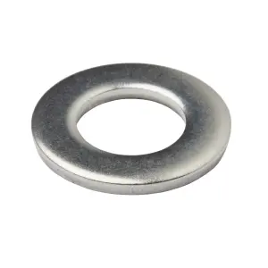 Diall M10 Stainless steel Medium Flat Washer, (Dia)10mm, Pack of 10