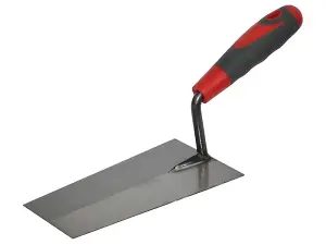 Faithfull 7-Inch Welded Bucket Trowel with Soft Grip Handle for Mortar Removal