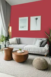 Leyland Trade Vinyl Soft Sheen Walls & Ceilings Emulsion Paint Raspberry Red (RAL 3027) - 5L