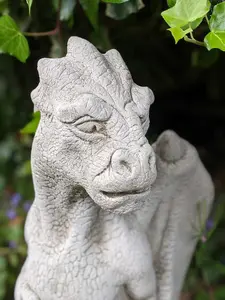 Stone Cast Gatekeeper Dragon Gargoyle Statue