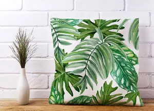 Exotic Rainforest Leaves Cushions 45cm x 45cm