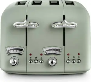 De'longhi CTO4.GR Argento Flora 4 Slice Toaster - Green