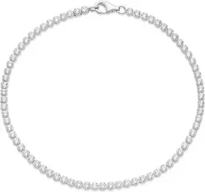 Sterling Silver Stone Set Tennis Bracelet