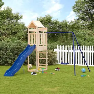 Berkfield Outdoor Playset Solid Wood Pine