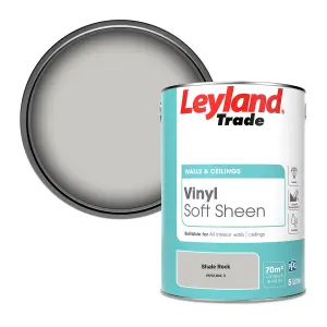 Leyland Trade Vinyl Soft Sheen Walls & Ceilings Emulsion Paint Shale Rock (PPG1002-3) - 5L