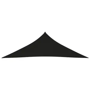 Berkfield Sunshade Sail Oxford Fabric Triangular 4x4x5.8 m Black