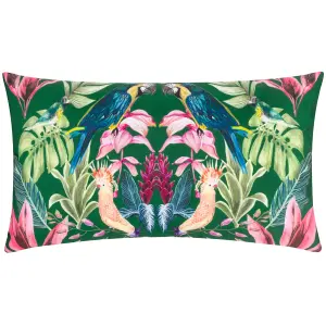 Wylder Tropics Kali Birds Tropical Polyester Filled Outdoor Cushion