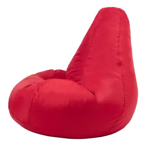 Veeva Recliner Indoor Outdoor Bean Bag Red Bean Bag Chair