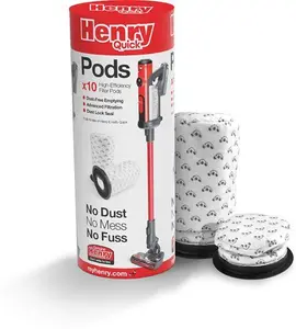 Henry Quick Stick Vacuum Cleaner PODS Hoover Bags (Pack Of 10) - 915145