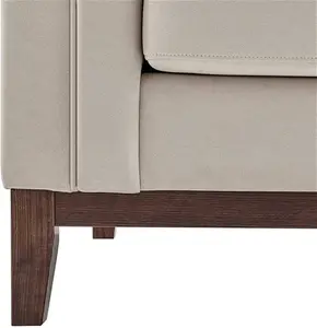 DUSK Chesterfield 2 Seater Sofa - Stone - Matte Velvet