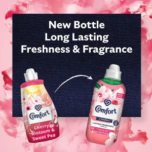 Comfort Fabric Conditioner Cherry Blossom & Sweet Pea 900ml 30 Washes, 4 Pack