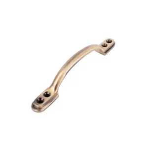 Sash Heritage Sash Handle with Border (133mm) - Antique Brass