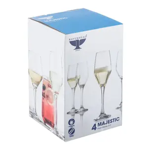 Majestic 210ml Flute Set (Set of 4)