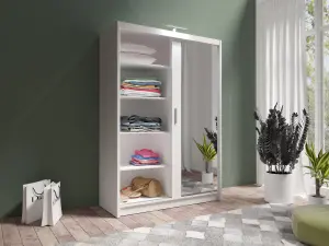 Sliding Door Wardrobe PARIS 150cm White