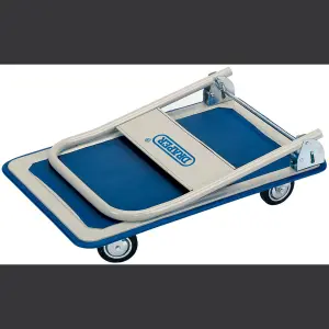 Draper  Platform Trolley with Folding Handle, 630 x 480 x 850mm, 150kg 44005