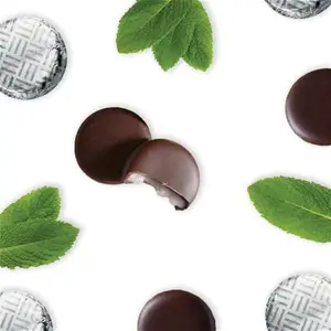 Chocolate Peppermint Creams Individually Wrapped (1Kg - 120 Mints)