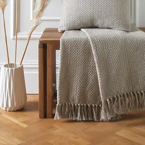 Hayden Eco-Friendly Basket Weave Throw