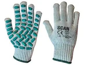 Scan L8500 Vibration Resistant Latex Foam Gloves - Medium Size 8 SCAGLOVRM