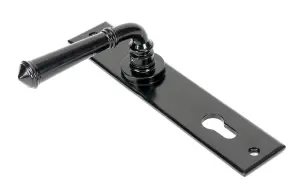 From The Anvil Black Regency Lever Espag. Lock Set