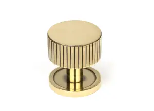 From The Anvil Aged Brass Judd Cabinet Knob - 32mm (Plain)