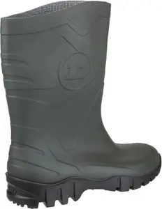 Dunlop Dee Wide Calf Wellingtons | Low Cut Comfort Fit, Green / 44