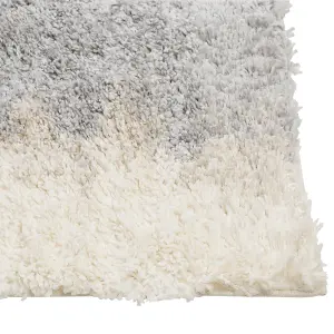 Shaggy Area Rug 200 x 300 cm White and Grey MARTUNI