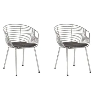 Bonneau Dining Chair (Set of 2) Silver