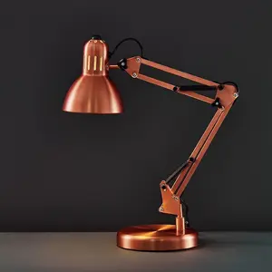 Aurlie 36cm Desk Lamp Copper / Yes