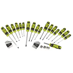 Draper  Screwdriver, Hex Key and Bit Set, Green (44 Piece) 78619