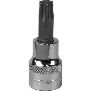 Premium T47 TRX Star Socket Bit - 3/8 Inch Square Drive with Knurled Grip