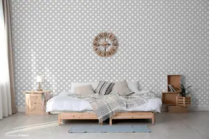 SK Filson Grey Geometric Circles Wallpaper